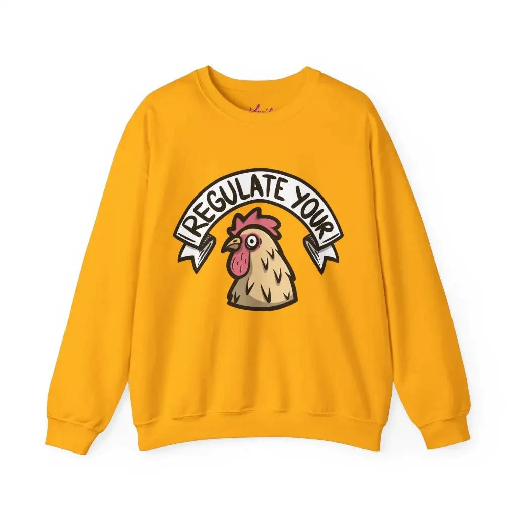 Regulate Your Cock Pro Choice Artistic Unisex Heavy Blend™ Crewneck Sweatshirt - Kennidi Fierce Attire