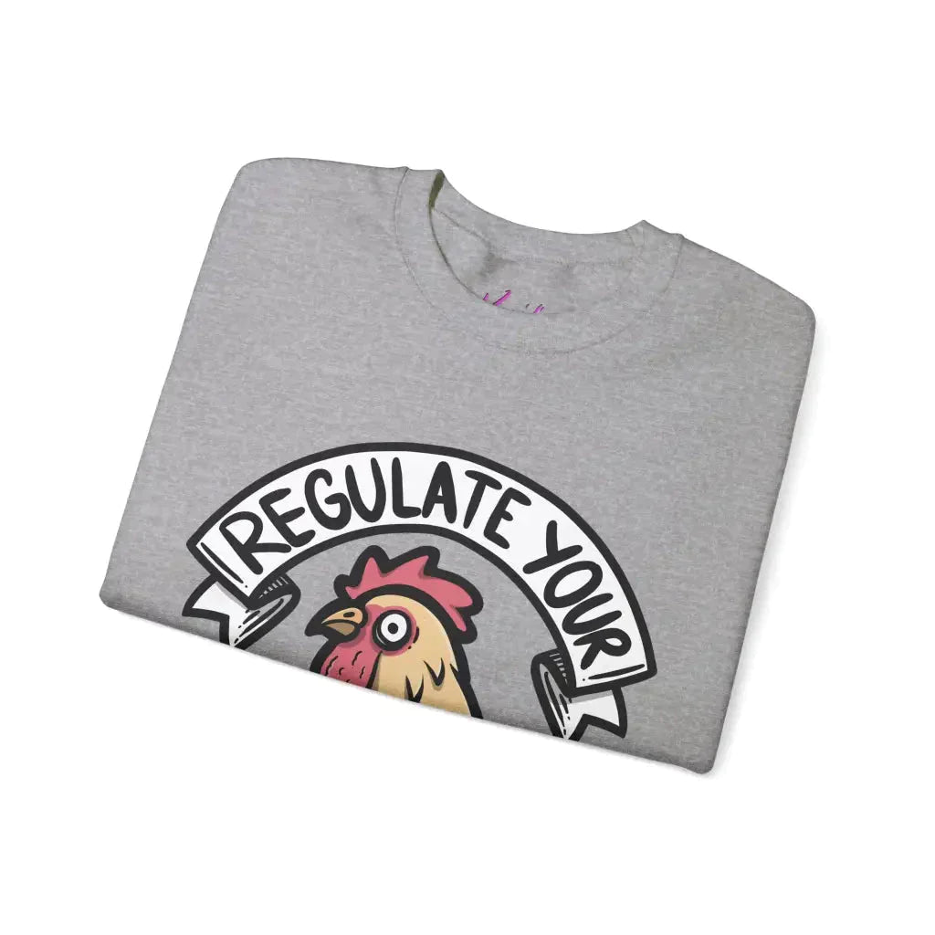 Regulate Your Cock Pro Choice Artistic Unisex Heavy Blend™ Crewneck Sweatshirt - Kennidi Fierce Attire