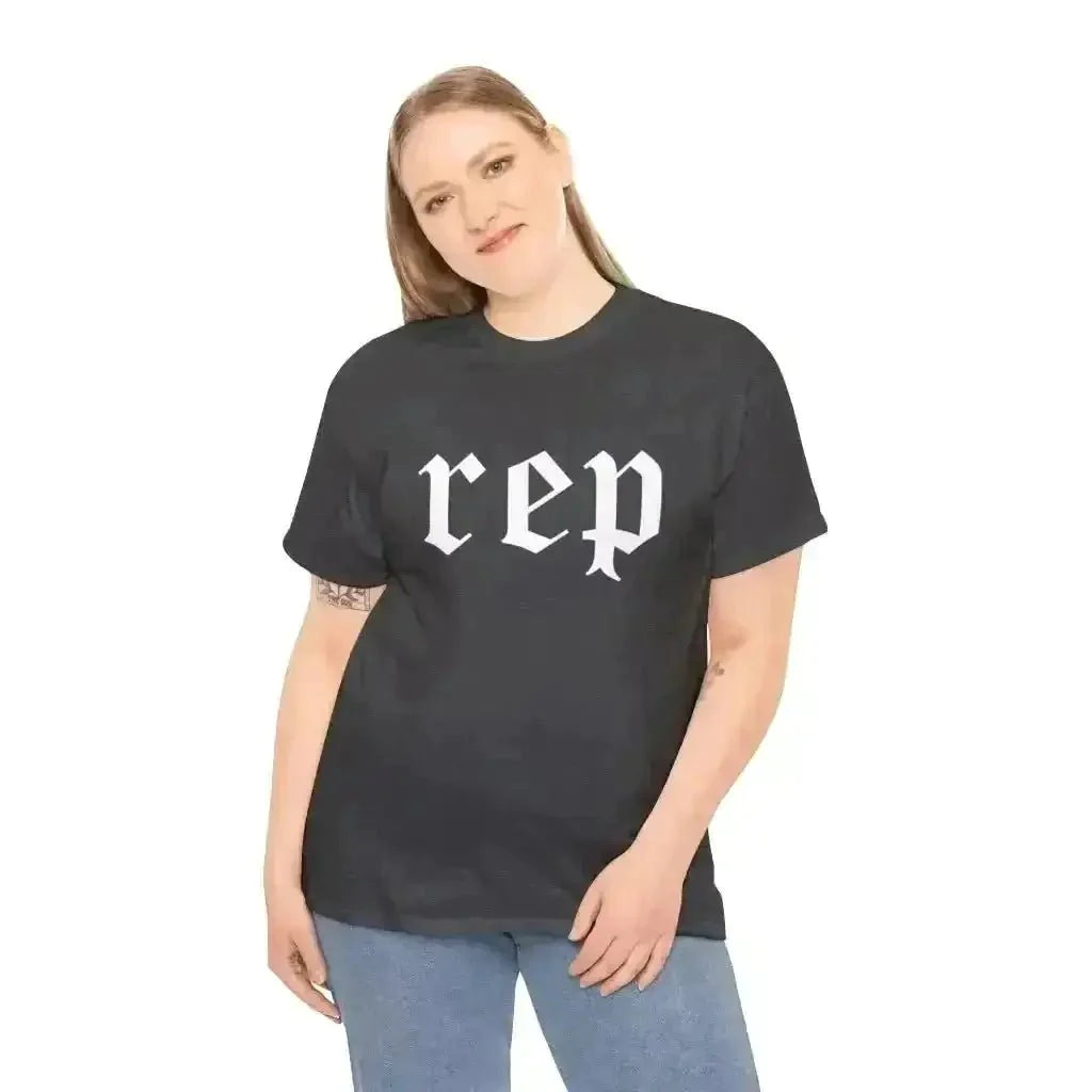 REP Reputation Heavy Cotton Tee for Men and Women - Kennidi Fierce Attire