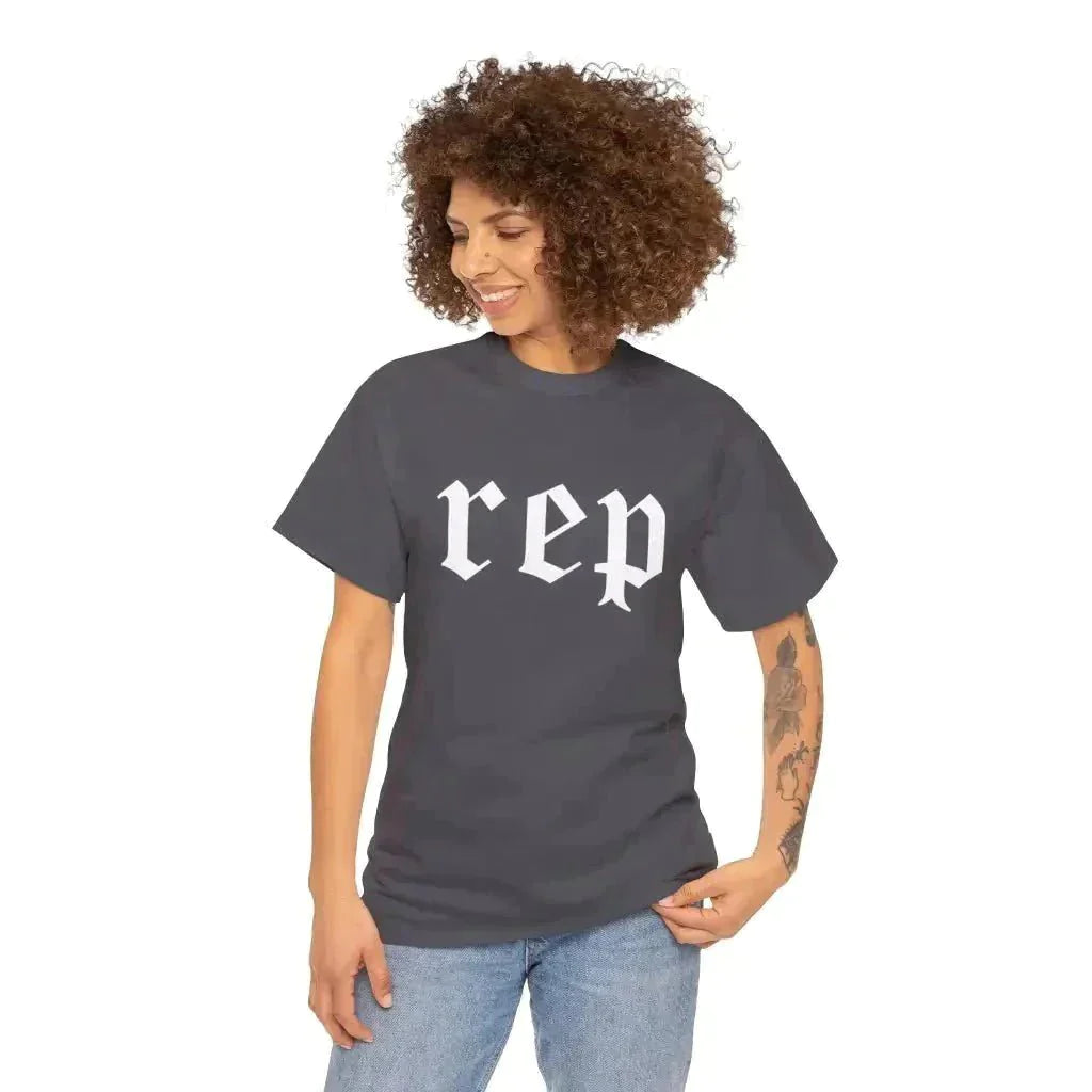 REP Reputation Heavy Cotton Tee for Men and Women - Kennidi Fierce Attire