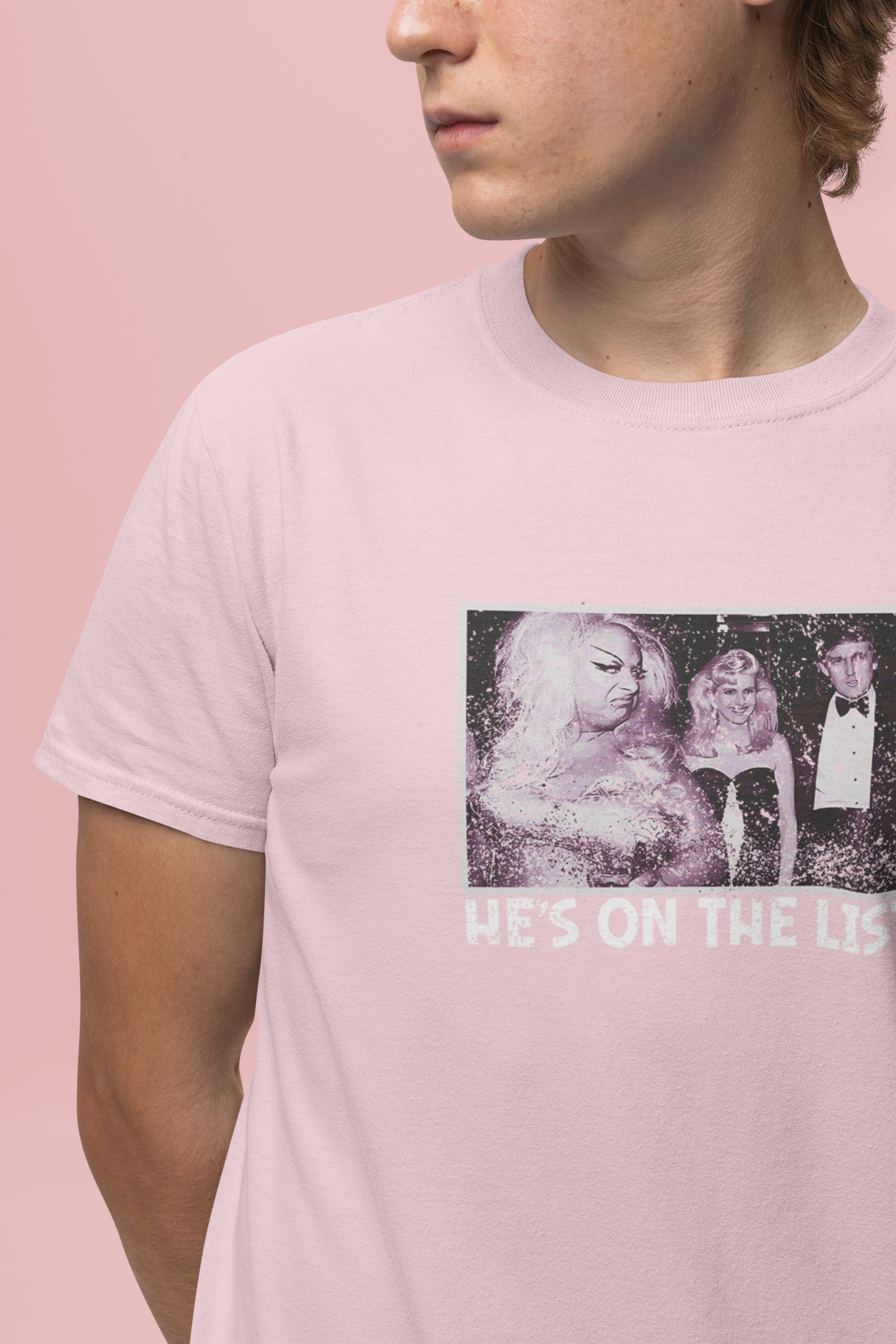 Divine- He's On The List Distressed T-shirt