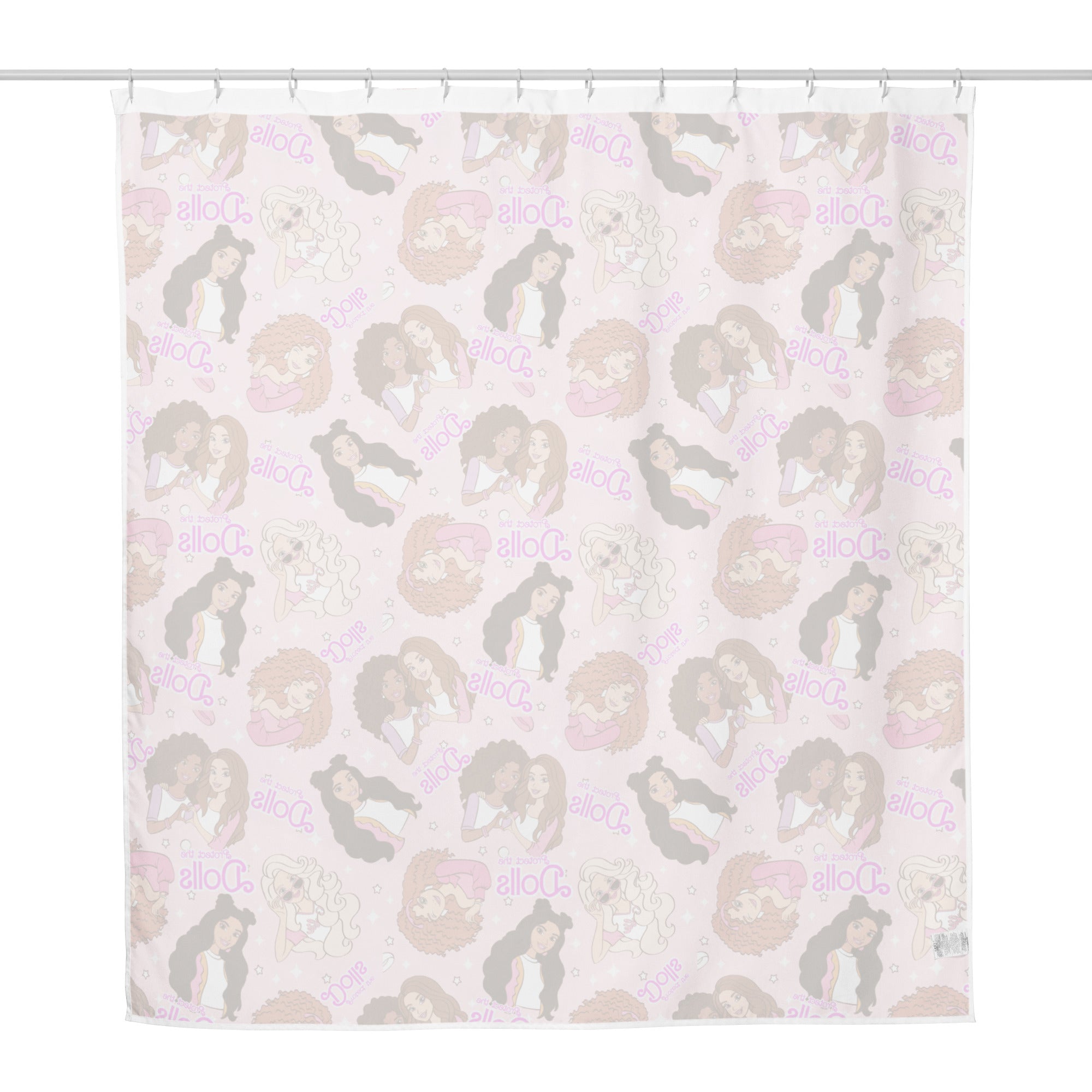 Protect The Dolls Dolls Shower curtain