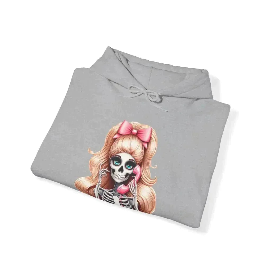 Skeleton Doll Unisex Heavy Blend™ Hooded Sweatshirt - Kennidi Fierce Attire