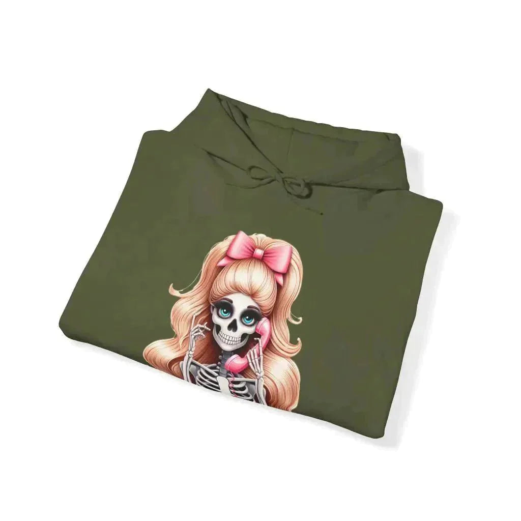 Skeleton Doll Unisex Heavy Blend™ Hooded Sweatshirt - Kennidi Fierce Attire