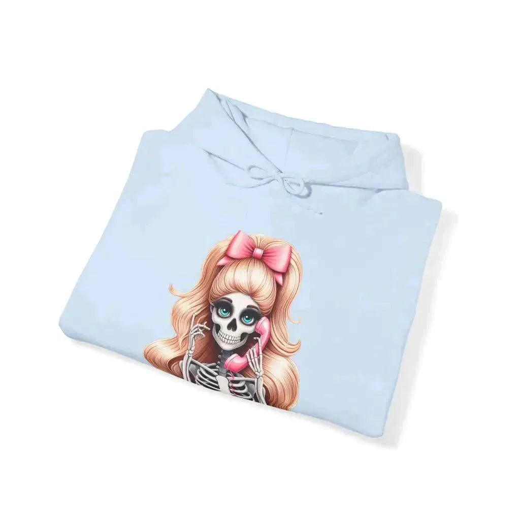 Skeleton Doll Unisex Heavy Blend™ Hooded Sweatshirt - Kennidi Fierce Attire