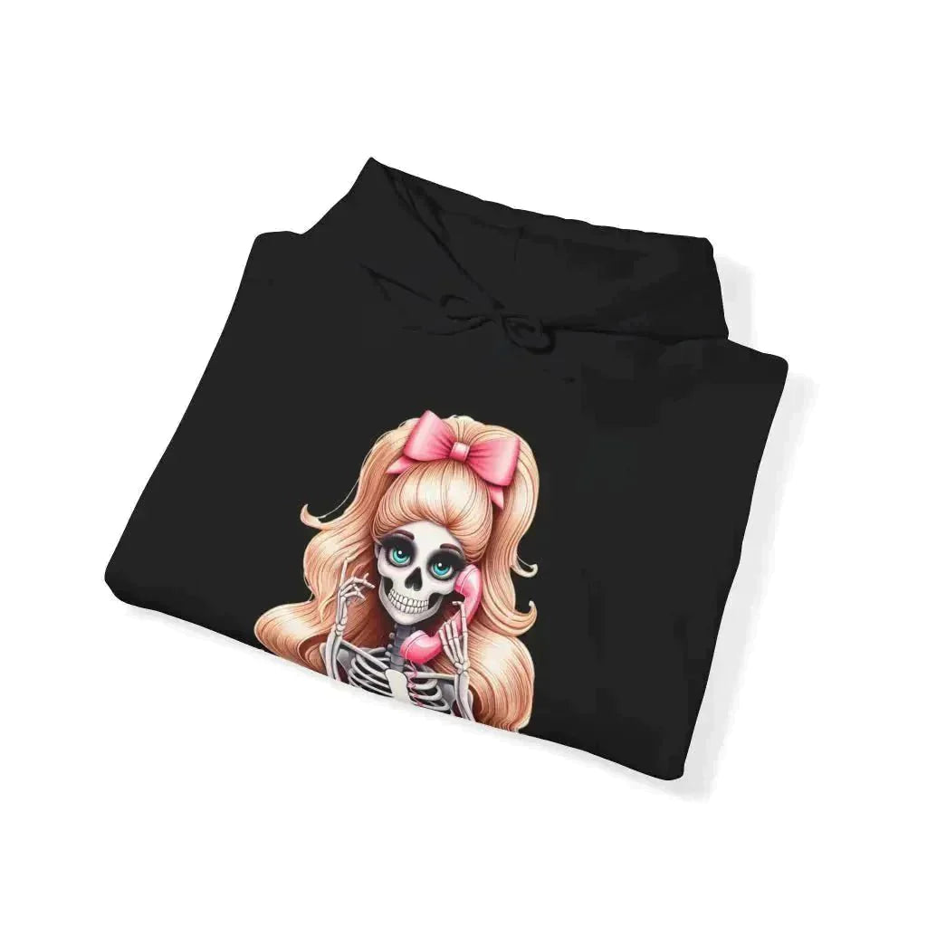 Skeleton Doll Unisex Heavy Blend™ Hooded Sweatshirt - Kennidi Fierce Attire