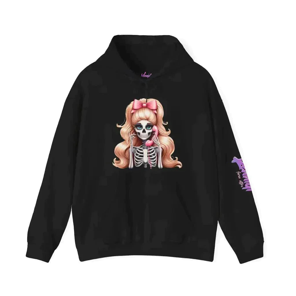 Skeleton Doll Unisex Heavy Blend™ Hooded Sweatshirt - Kennidi Fierce Attire