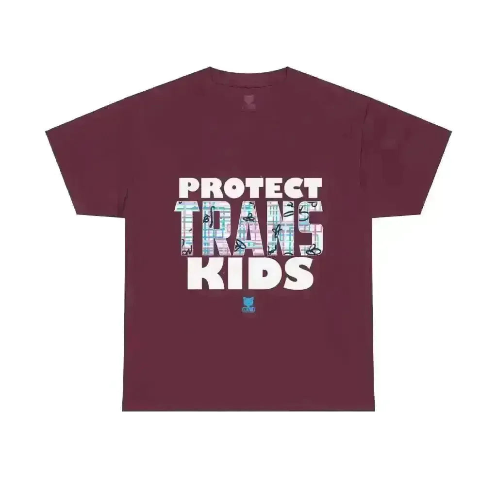Stand up for Trans Kids in Style - Heavy Cotton Tee to Support Transgender Rights - Kennidi Fierce Attire