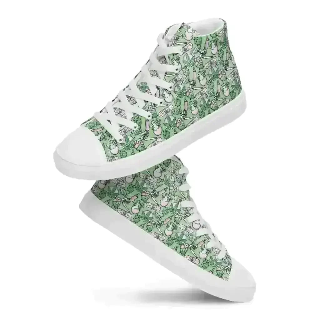 Step in Style with Our Stylish High Top Canvas Shoes! - Kennidi Fierce Attire