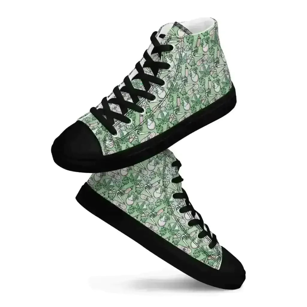 Step in Style with Our Stylish High Top Canvas Shoes! - Kennidi Fierce Attire