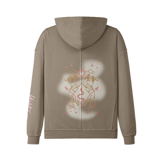 Southern Queen- Two Cowgirls Oversized Hoodie