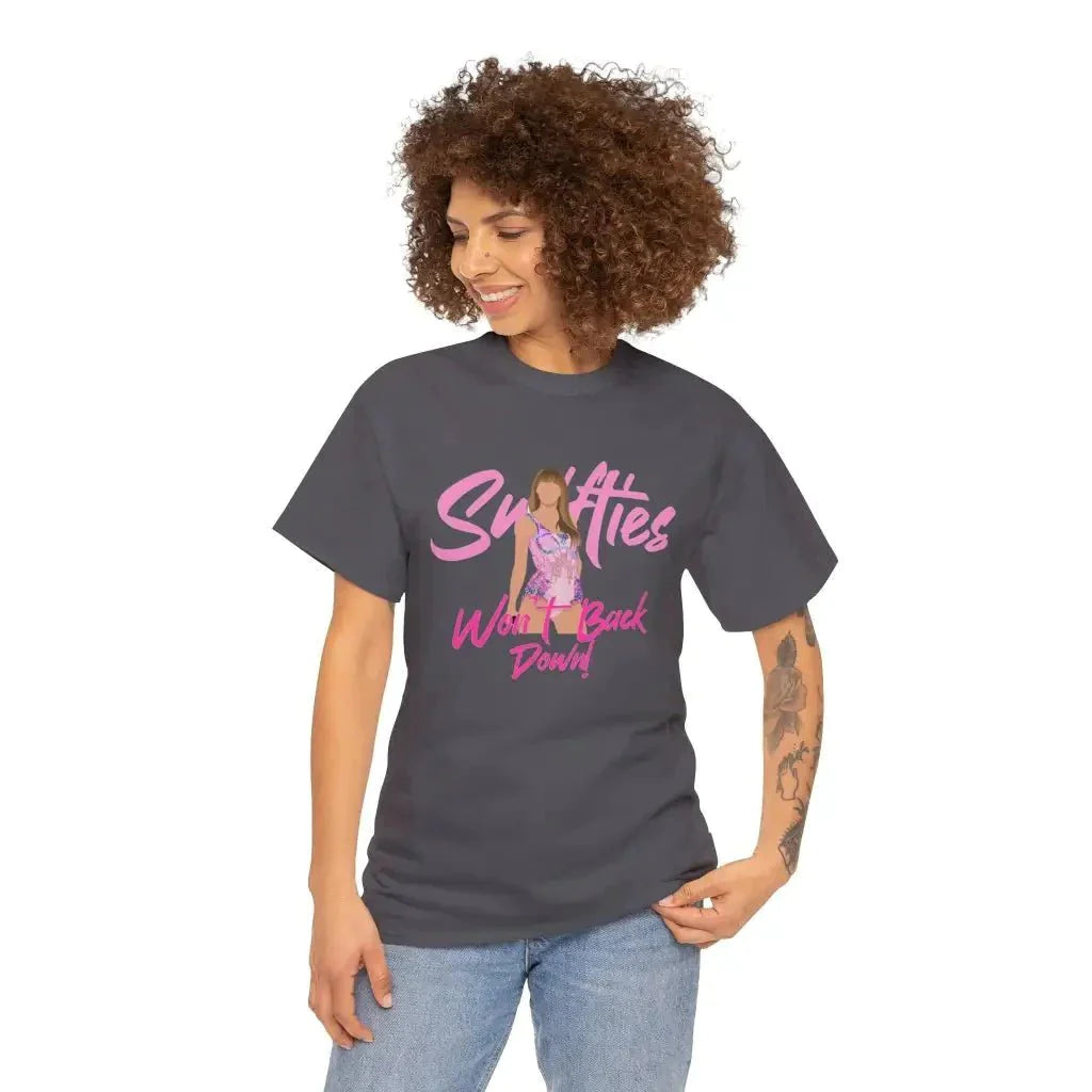 Swifties: Stand Back Stand By Heavy Cotton Tee for Men and Women - Kennidi Fierce Attire