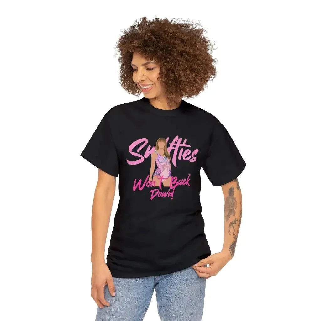 Swifties: Stand Back Stand By Heavy Cotton Tee for Men and Women - Kennidi Fierce Attire