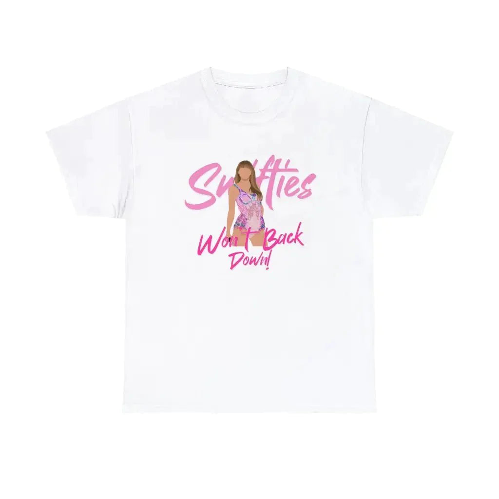 Swifties: Stand Back Stand By Heavy Cotton Tee for Men and Women - Kennidi Fierce Attire