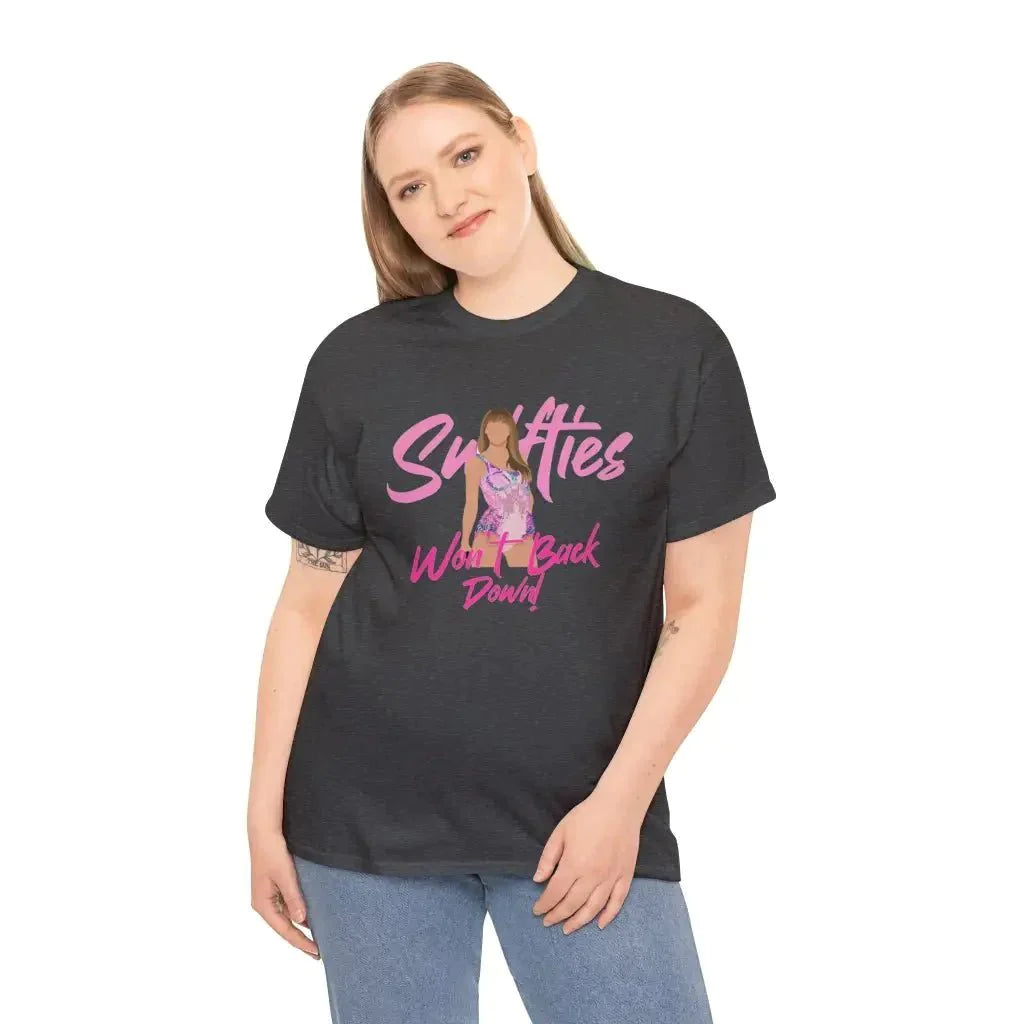 Swifties: Stand Back Stand By Heavy Cotton Tee for Men and Women - Kennidi Fierce Attire