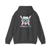 Protect the Dolls Hoodie — Skull & Pistols Trans Rights Graphic Hoodie