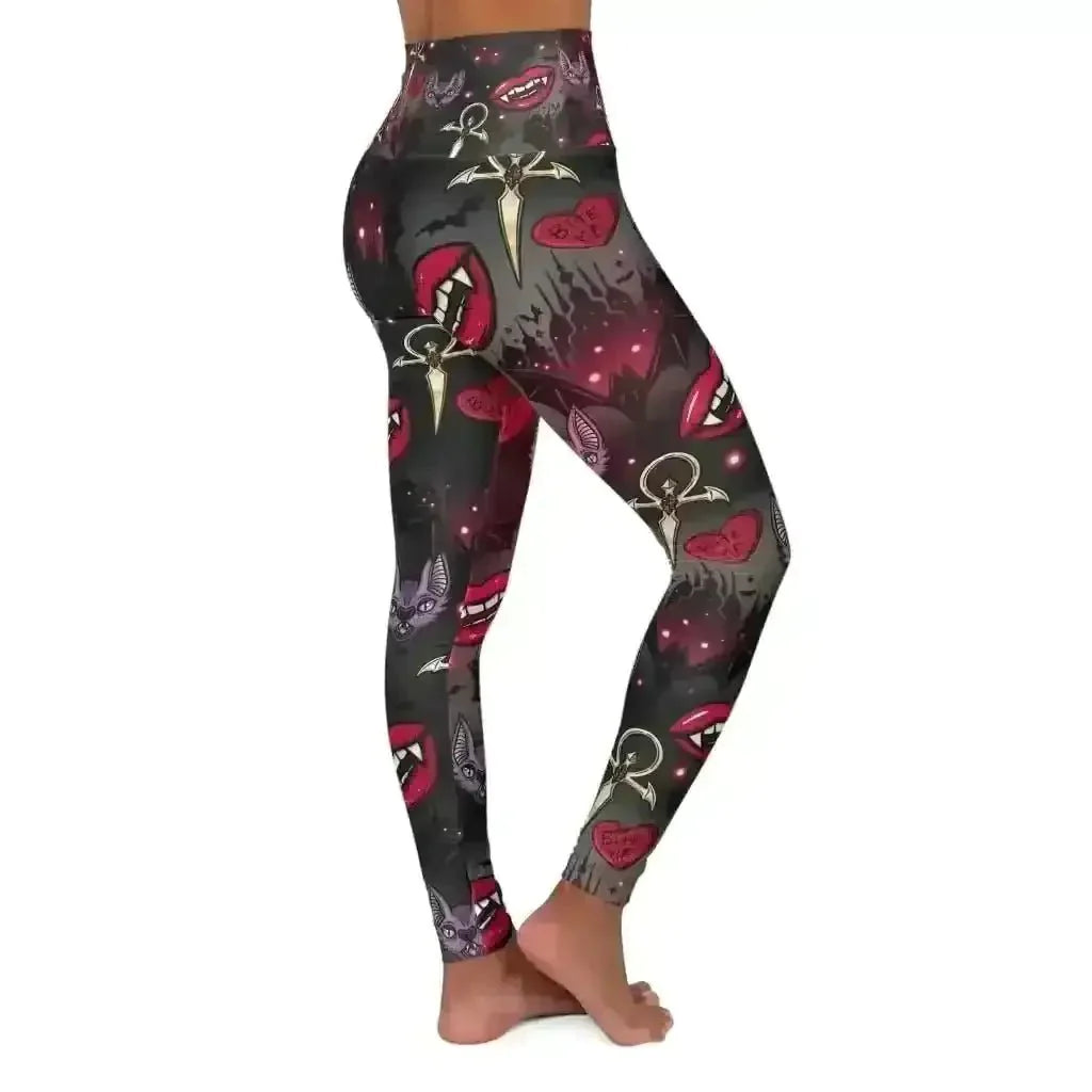 Unleash Your Inner Fierce with Vamp Cat Leggings! - Kennidi Fierce Attire