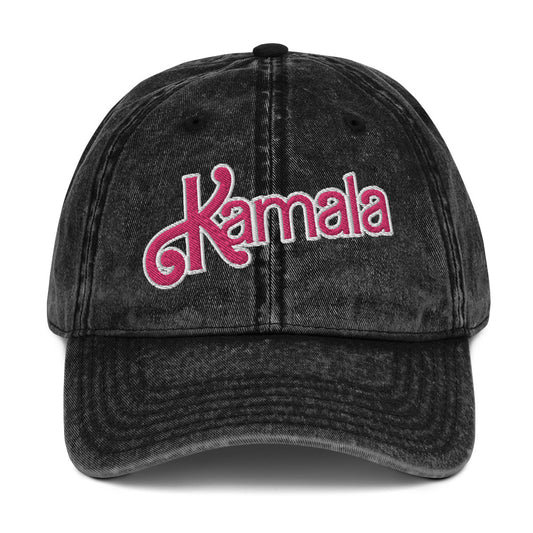 Kamala Babie-Style Vintage Cotton Twill Cap