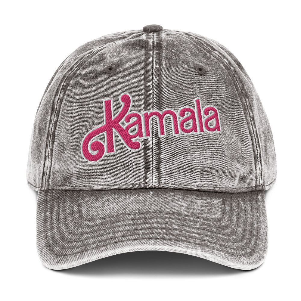 Kamala Babie-Style Vintage Cotton Twill Cap