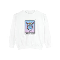 Fuck ICE Tarot Card Comfort Colors SweatShirt